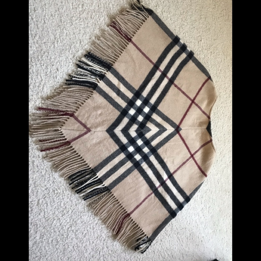 Euc Burberry vintage nova check poncho - Picture 8 of 8